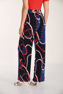 Frank Lyman High-waisted Abstract Print Trousers Style 266419