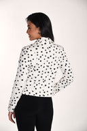 Frank Lyman Polka Dot Leatherette Jacket Style 266511