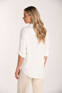 Frank Lyman Floral Embroidered Casual Shirt Style 266517