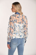 Frank Lyman Floral Embroidery Blouse + Cami Set Style 266527
