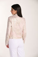 Frank Lyman Metallic Heart Moto Jacket Style 266532