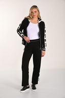 Frank Lyman Contrast Stripe Sporty Trousers Style 266534