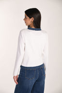 Frank Lyman Casual Long-sleeve Crew Neck Cardigan Style 266536