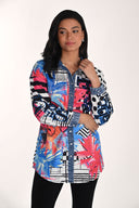 Frank Lyman Casual Print Button Closure Shirt Style 266560