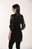 Frank Lyman Floral Embroidered Blouse Style 266566