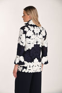 Frank Lyman Floral Lace Bell-Sleeve Jacket Style 268507