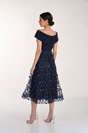 Frank Lyman Off-shoulder Butterfly Appliqué Dress Style 268510