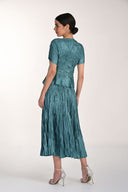 Frank Lyman A-line Midi Skirt & Top 2-Piece Set Style 268521