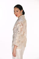 Frank Lyman Foil Floral Print Jacket Style 269124