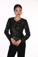 Frank Lyman Fitted Sequin Jacket Style 269143 -1
