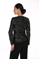 Frank Lyman Fitted Sequin Jacket Style 269143-2