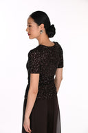 Frank Lyman Short Sleeve Fitted Top Style 269232