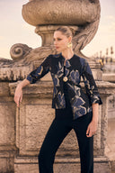 Frank Lyman Floral Collared Formal Swing Jacket Style 269240