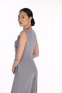 Frank Lyman Sequin Embellished Sleeveless Top Style 269315