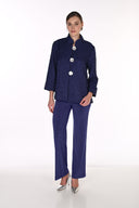 Frank Lyman Woven Lace Embroidered Jacket Style 269324