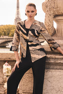 Frank Lyman Foil Print Swing Jacket Style 269368