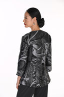 Frank Lyman Abstract Print Swing Jacket Style 269373