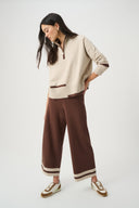 Joseph Ribkoff Striped Mock Neck Sweater Style 271902
