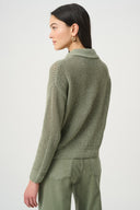 Joseph Ribkoff Sequin Polo Sweater Style 271904