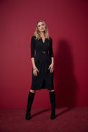 Joseph Ribkoff Scuba Crepe Sheath Dress Style 253127