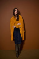 Joseph Ribkoff Feather Yarn Sweater Knit Coat Style 253955
