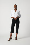 Joseph Ribkoff Black Cropped Pant Style C143105