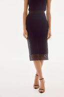 Joseph Ribkoff Guipure And Silky Knit Two Piece Set Style 251738