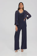 Joseph Ribkoff Midnight Blue Two-Piece Top Style 241743