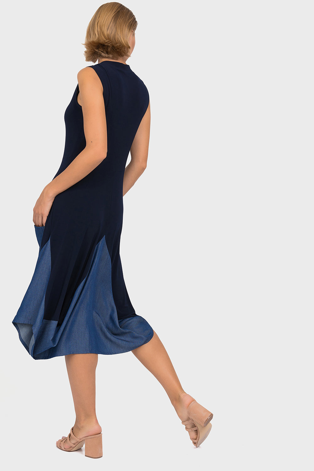 Joseph Ribkoff Midnight Blue-Denim Dress Style 192451