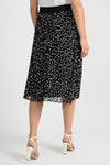 Joseph Ribkoff Black-Vanilla Skirt Style 201255