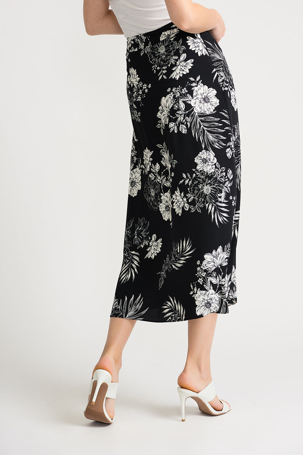 Joseph Ribkoff Black-Vanilla Skirt Style 202256