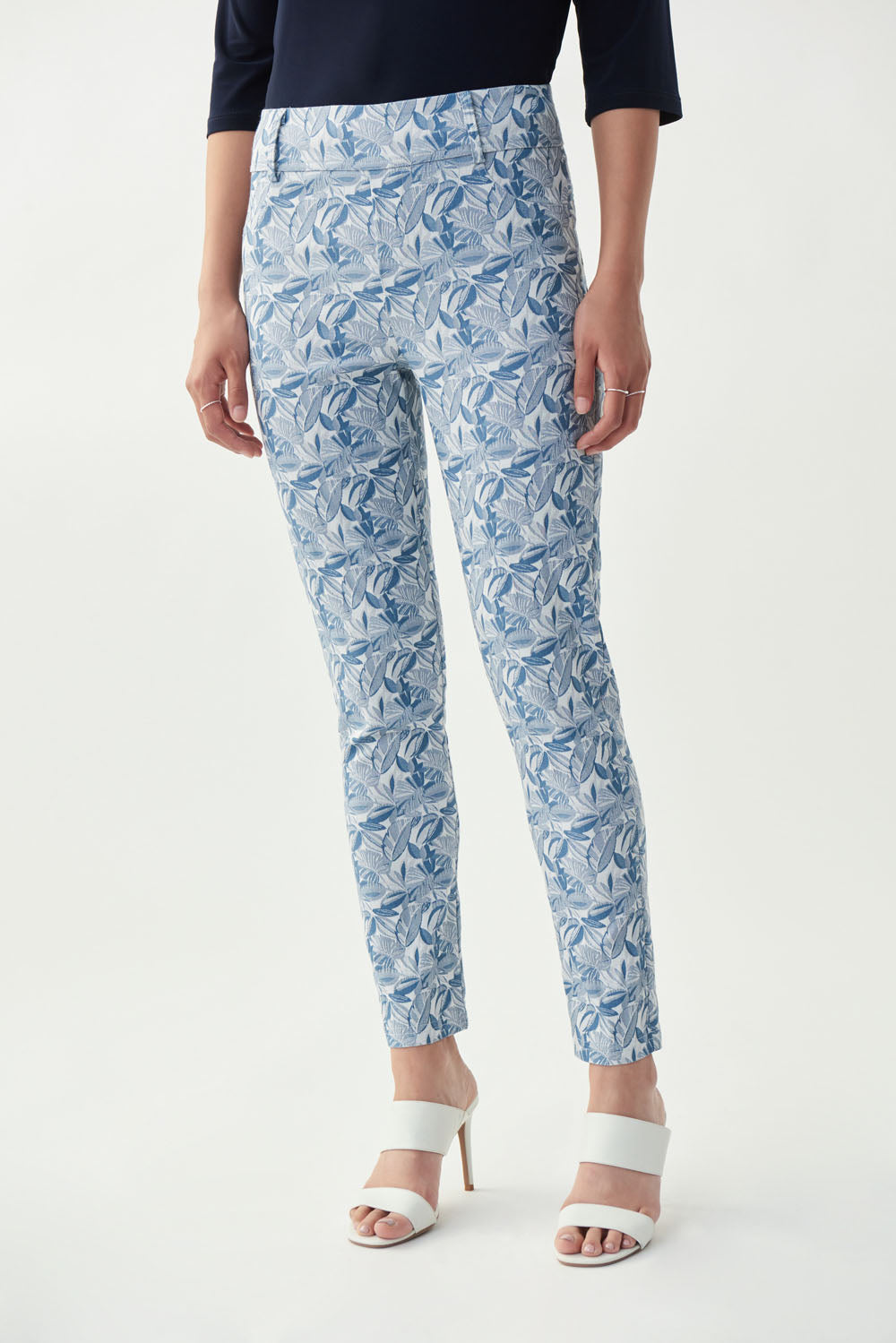 Joseph Ribkoff Blue/Vanilla Pants Style 221179 - 2