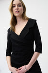Joseph Ribkoff Black Blazer Dress Style 221343