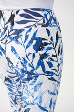 Joseph Ribkoff Vanilla-Multi Tropical Print Cropped Pant Style 222010