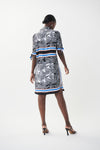 Joseph Ribkoff Black-Multi Dress Style 222051