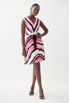 Joseph Ribkoff Pink/Black Dress Style 222104
