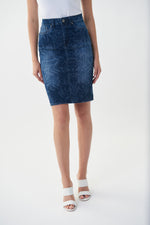 Joseph Ribkoff Denim Blue Skirt Style 222931
