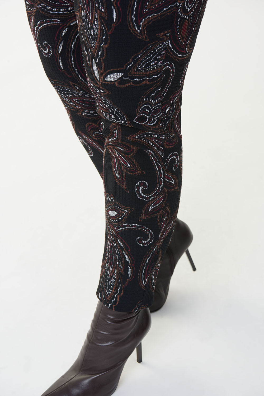 Joseph Ribkoff Black-Multi Pants Style 223243