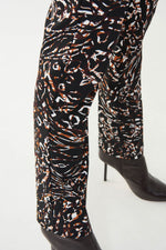Joseph Ribkoff Black-Multi Pants Style 223277