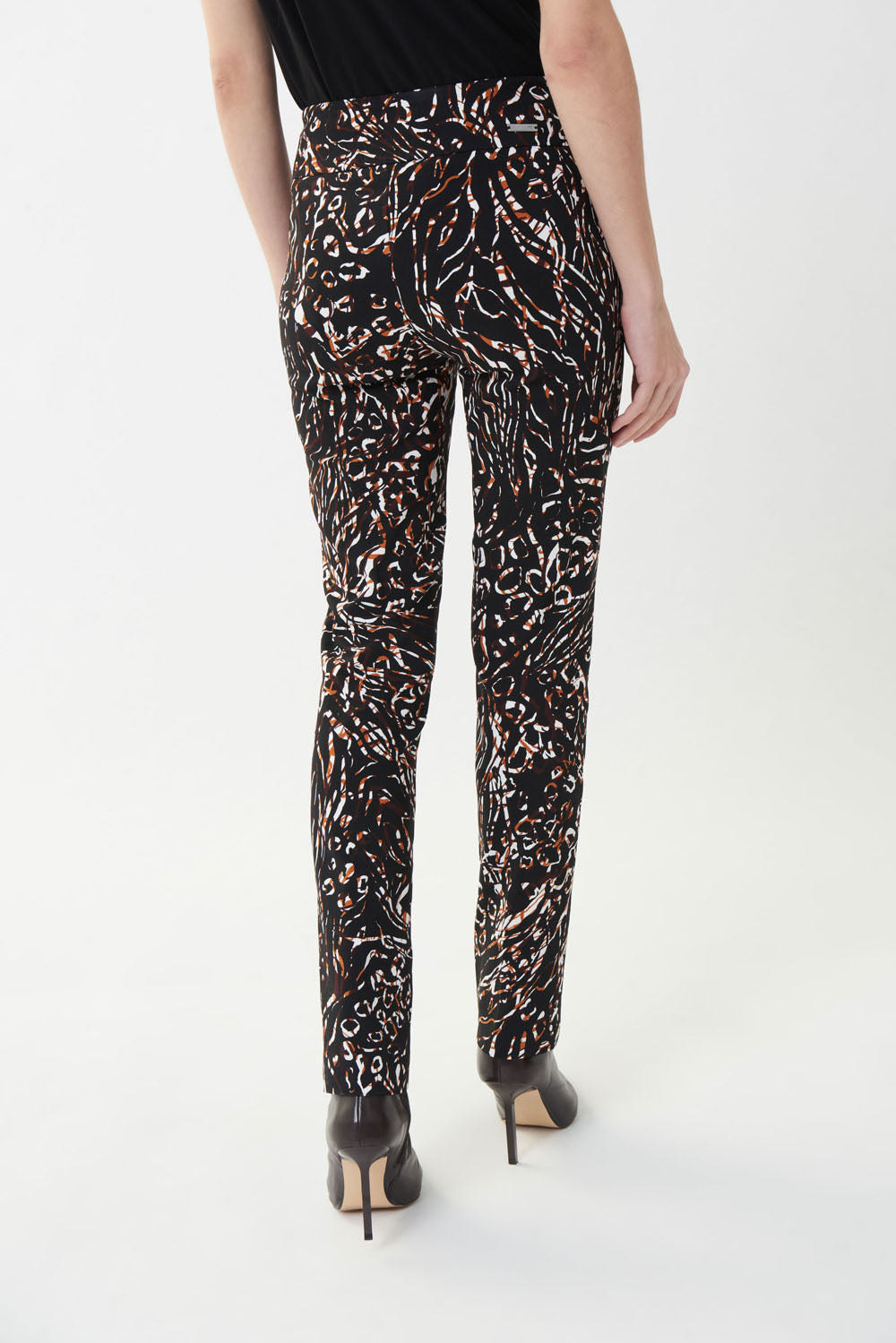 Joseph Ribkoff Black-Multi Pants Style 223277