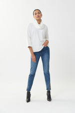 Joseph Ribkoff Medium Blue Denim Jeans Style 223941